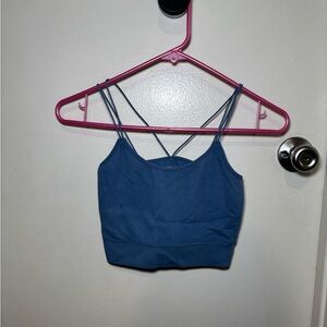Blue Women's Strappy Top